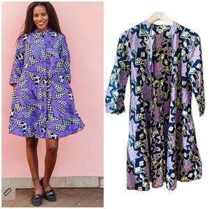 ZURI  100% cotton saved by the bell dress